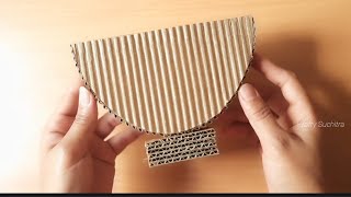 DIY CARDBOARD  PEN HOLDER// CARDBOARD  RECYCLE CRAFT//HOW TO MAKE  PEN STAND AT HOME