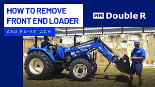 How to Remove and Attach Tractor Front End Loader