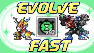 Evolve your Digimon FAST! Digimon Vital Bracelet BE Arena Digivolution NEXT Clock Guide!