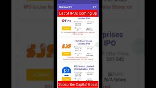 List of Upcoming IPO In November 2021 #shorts #ytshorts