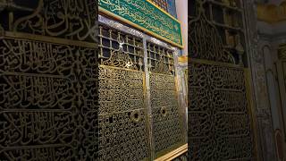 Grave of Prophet Muhammed #prophetmuhammad #prophetmosque #madina #madinah #shorts #youtubeshorts