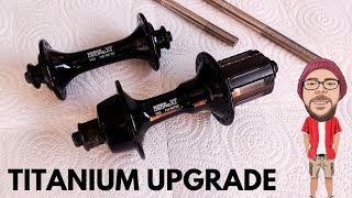 Upgrading Retro Shimano Deore XT hubs with Titanium axles | saves how many grams?