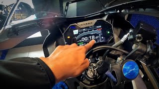 New Yamaha R15M TFT Meter All Features Explain & How To Use Bike Features A To Z