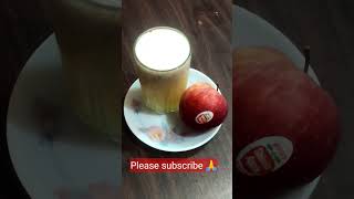 Simple apple juice at home #shorts #viralshorts #applejuice #apple #juice