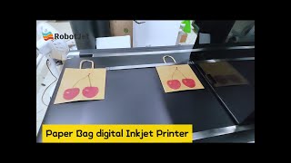 Paper Bag printer, Single Pass Digital Inkjet Printer