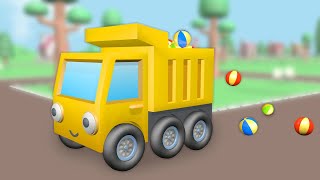 Truck transporting balls