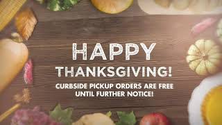 Order Curbside Pickup This Thanksgiving