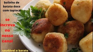 COMO FAZER ESTE SAUDAVEL BOLINHO DE BATATA COM TAPIOCA  DE UM JEITO QUE VOCÊ NUNCA VIU, MUITO FÁCIL