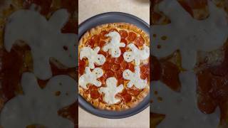 🍕#Shorts #Pizza #halloween #Ghost #Pumpkin #Spookysnack #spookytreats  #shortsvideo