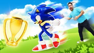 ¡La CARRERA veloz de Sonic! Juegos de coches para niños en ¡Oh, se dañó!