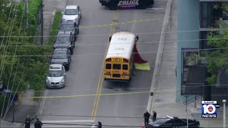 Woman killed after being struck by private school bus in Sweetwater