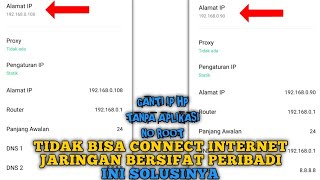 Cara ganti alamat ip di hp