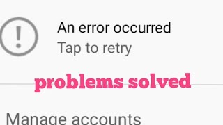 an error occurred youtube // an error occurred youtube channel // an error occurred tap to retry