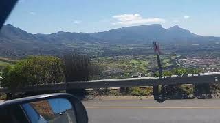 Coming down from silver mine nature reserve towards Tokai