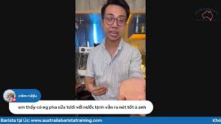 Livestream Latte Art - Cách tự luyện tập tiến bộ cực nhanh