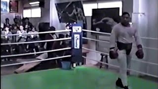 RARE Mike Tyson sparring