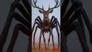 When Species Collide: Unimaginable Hybrid Animals You’ve Never Seen.🦌🕷 #shorts #hybrid