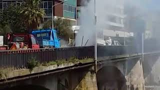 Imperia, Geyser sul ponte Impero 18.4.2018