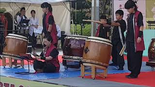 Taiko Drumming at Indonesia-Japan Festa, Osaka 2019