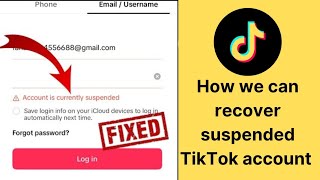 Fixed ✅ How we can recover account currently suspended problem solve 🔥