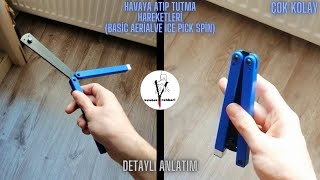 Kelebeği Havaya Atıp Tutma Hareketleri (Basic Aerial,icepick spin) nasıl yapılır