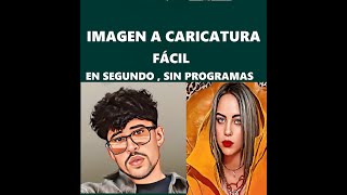 CÓMO HACER FOTO A CARICATURA EN SEGUNDOS MUY FÁCIL - TUTORIAL PHOTOSHOP - TUTORIAL PHOTOPEA