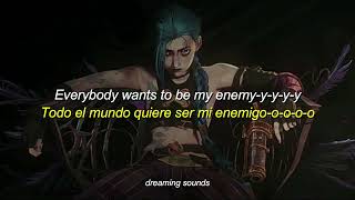 Imagine Dragons - Enemy (from the series Arcane League of Legends) (Lyrics + Sub. Español)