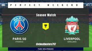 PARIS SG vs LIVERPOOL | Season 23/24 [4K60] FIFA 23 #football #soccer