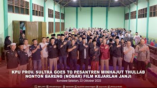 Sosialisasi & Pendidikan Pemilih Pemilu 2024 KPU Prov Sultra Goes To PESANTREN