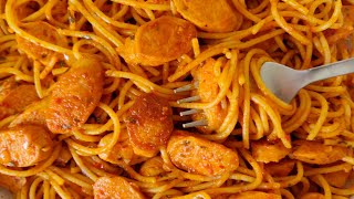 Spicy Sausage Spaghetti Pasta Recipe