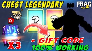 🔥😱Chest legendary + New Gift code 🎁🎯 #FRAG PRO SHOOTER