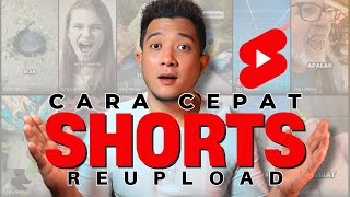 Cara Kilat Bikin Konten Shorts Reupload hanya dengan 1 alat AI