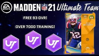 MUT 21 FREE Training With 93 OVR Devin McCourty! OVER 7000 TP Available!