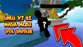 ÜNLÜ YT İLE NASIL HIZLI YOL YAPILIR - Minecraft CraftRise