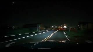 Firefighter POV responding to a working warehouse fire