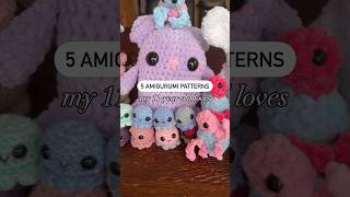 My daughter has been loving these 5 amigurumi patterns! Have you made any of them? #amigurumi #yarn