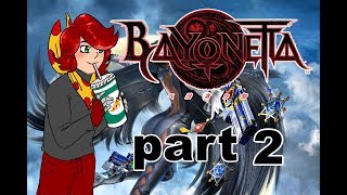 Lets Play Bayonetta (Part 2) - Bad at quick time events