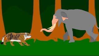 DCBA: Bengal tiger vs Indian elephant