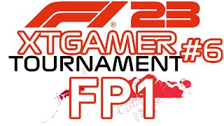 F1 23 | XTgamer Tournament #6 FP1 | Japan, Singapore | XT Gameplay