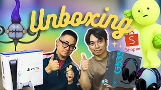 UNBOXING | PS5 Slim | Logitech G535 | Smiski Pokemon | Straightforward | Breese Authentics | Shopee