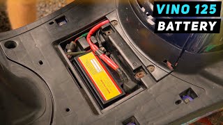 Yamaha Vino 125 - Battery Replacement  | Mitch's Scooter Stuff