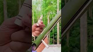 Wait for end 😱🔥😳 #bamboo #toys #slingshots #bollywoodsongs #automobile #bamboe #diycrafts #bamboogun