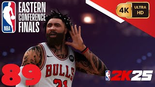 NBA 2K25 =My Career= [PC] (4K) EP89 {Playoffs: Eastern Conference Finals} Game 1 {Knicks @ Bulls}