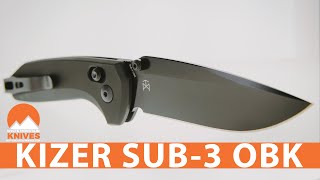 Kizer Sub 3 OBK Folding Knife - Quick Look