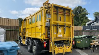 MrBinman 2020 Daf CF 6x2 Toploader collecting Food waste and Glass