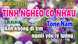 Karaoke Tình Nghèo Có Nhau | Nhạc Sống Tone Nam Dễ Hát | Sinh Nguyễn Karaoke