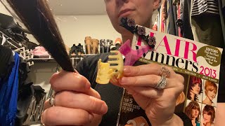 ASMR Hair Accessory Store (real hair sounds & clipping)