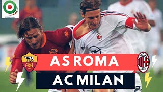 AS Roma vs AC Milan 1-4 All Goals & Highlights ( 2003 Coppa Italia )