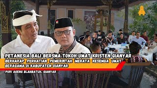 PETANESIA BALI BERSAMA TOKOH UMAT KRISTEN DI GIANYAR, BERKUNJUNG KE PURI BLAHBATUH, GIANYAR