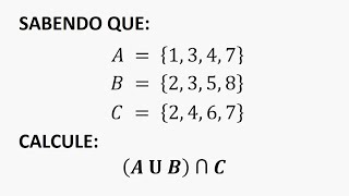 União e intersecção de conjuntos